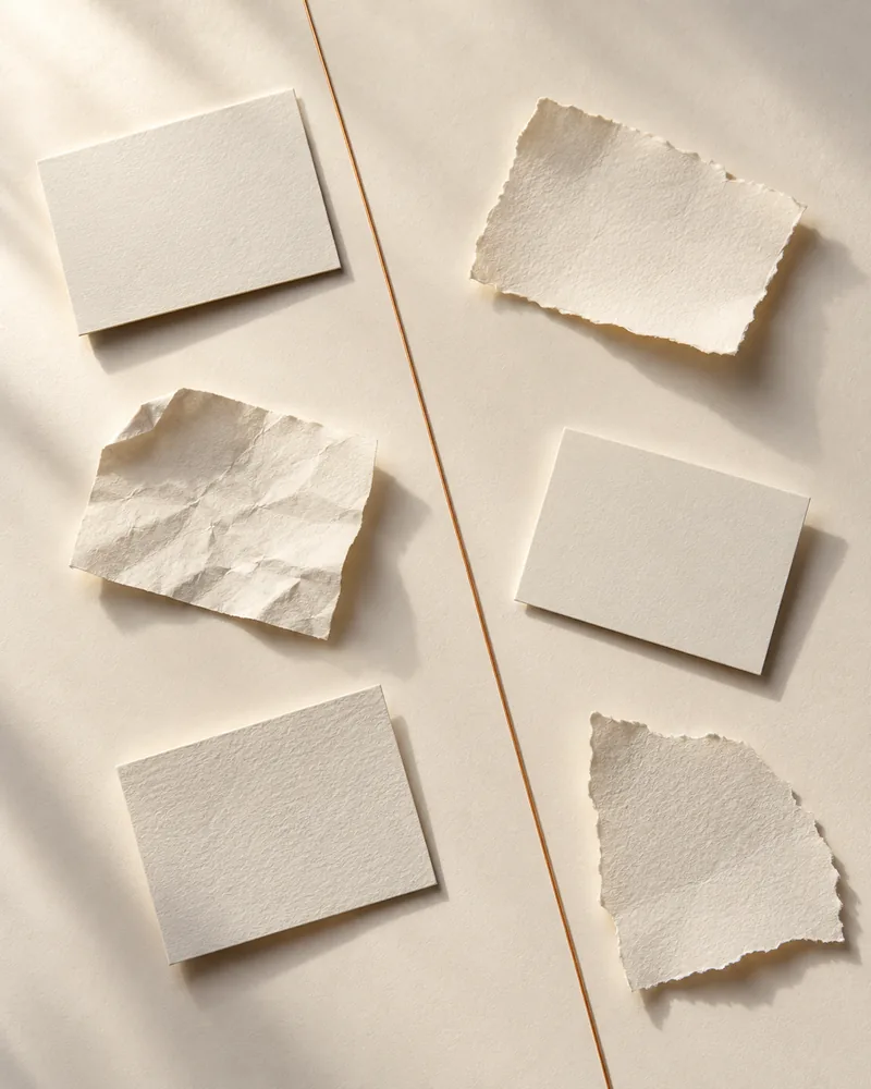 Illustration : des fiches et des papiers déchirés épars sur un bureau clair, un fil de cuivre posé entre eux qui ne relie encore rien.